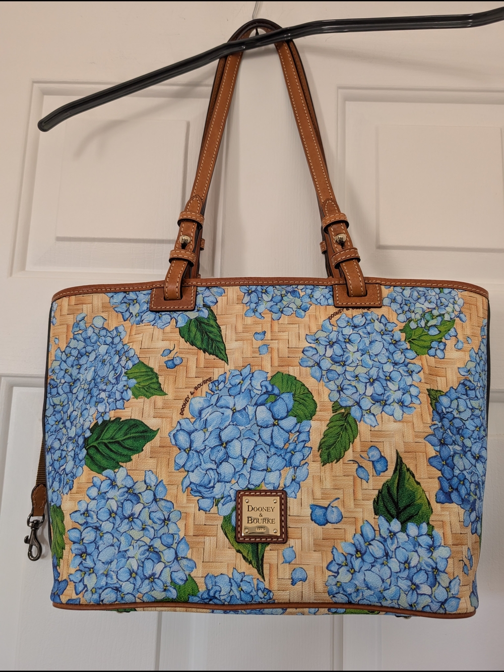 Dooney & Bourke Blue Hydrangea Tote Bag -